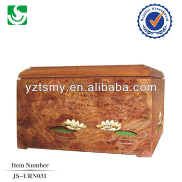 small solid wood urns JS-URN031